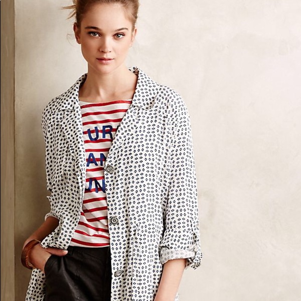 Cartonnier sightseer trench dress Anthropologie